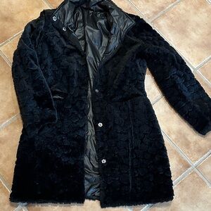 Via Spiga Black Teddy Jacket
